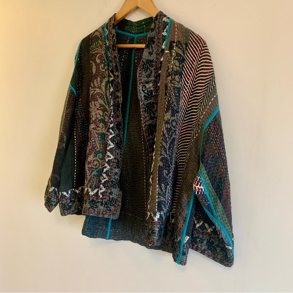 Ralli Stand Collar Cropped Jacket by Mieko Mintz
Hold for Pam Do Not Buy - Picture 3 of 9